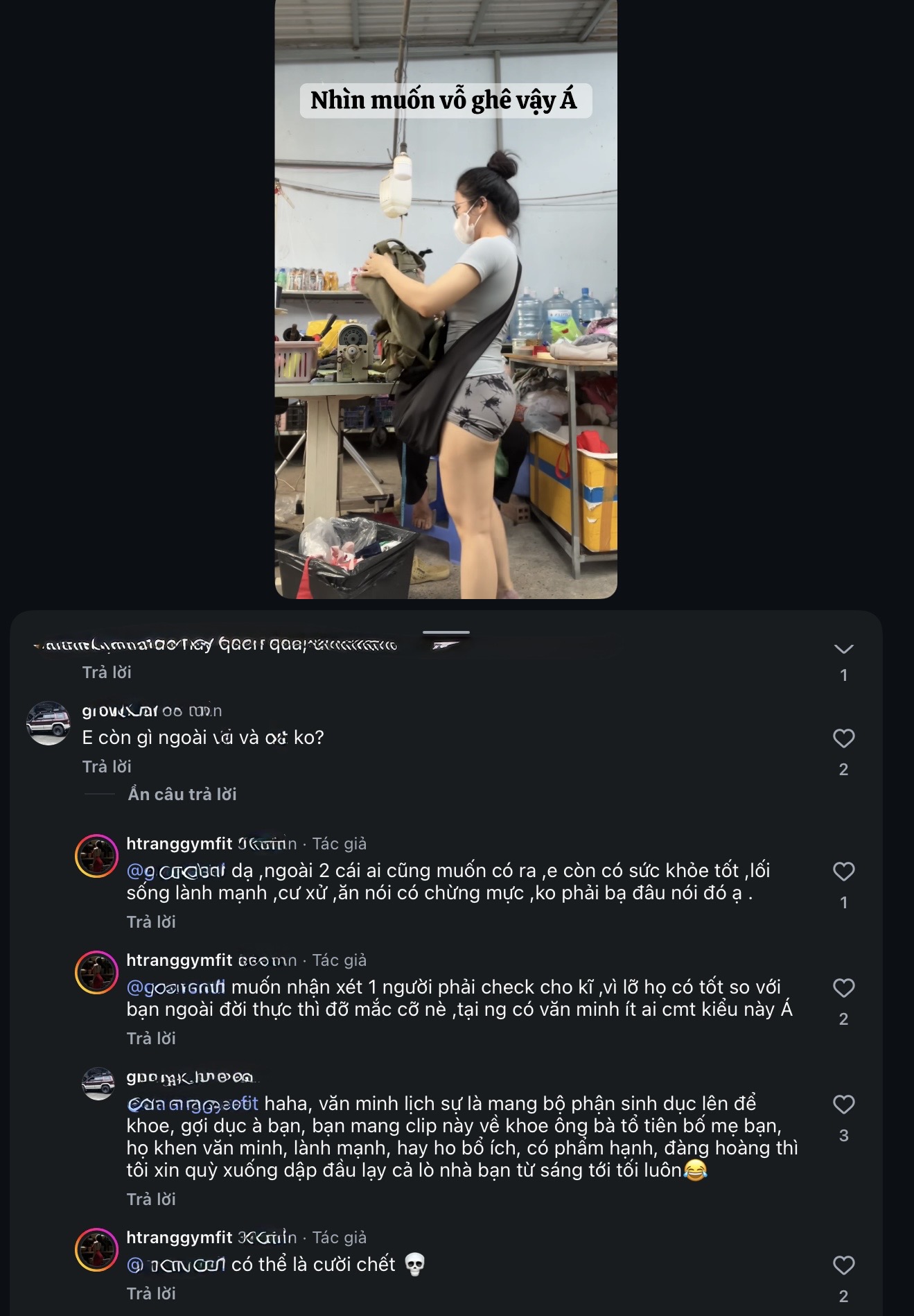 Bị mỉa mai khiếm nhã về vóc dáng, nữ PT gym có màn phản pháo chất lừ- Ảnh 1.