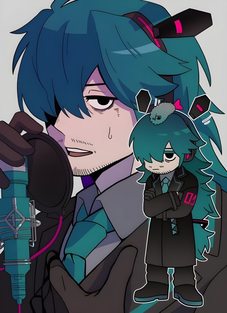 Hatsune Miku gây sốc với phiên bản "ông chú" U40: Trào lưu dị biệt khiến cộng đồng mạng tranh cãi nảy lửa- Ảnh 2.