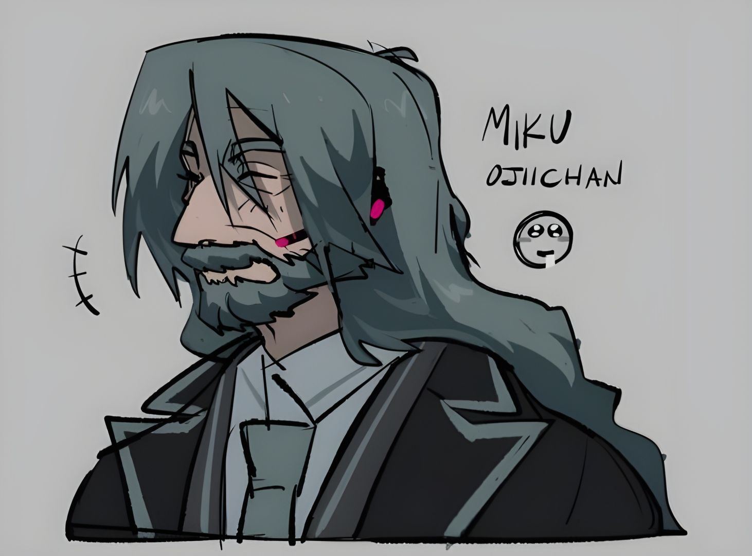 Hatsune Miku gây sốc với phiên bản "ông chú" U40: Trào lưu dị biệt khiến cộng đồng mạng tranh cãi nảy lửa- Ảnh 1.