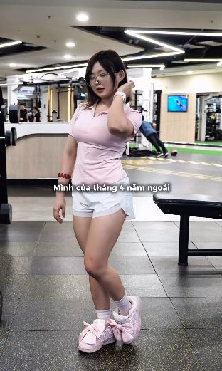 1 năm thay đổi bản thân, hành trình "lột xác" của nữ gymer khiến CĐM nể phục- Ảnh 1.