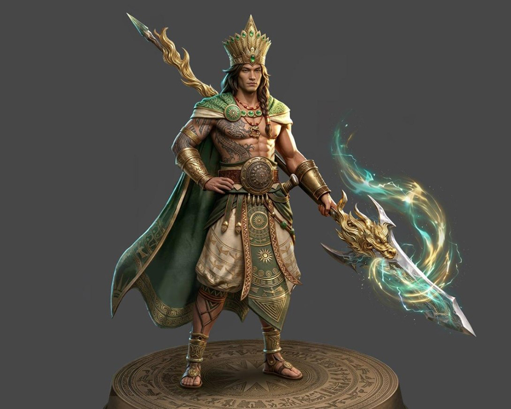 Siêu phẩm Bloodline: Dòng Máu Anh Hùng khiến game thủ Việt tự hào khi đưa Lạc Long Quân và Âu Cơ vào game- Ảnh 1.