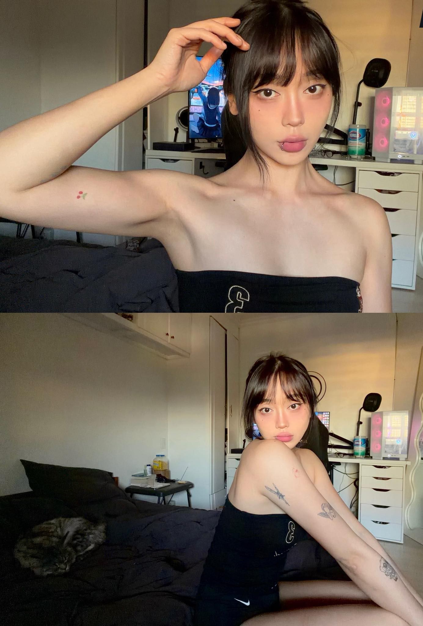 Nhẹ nhàng khoe dáng khi mới "ngủ dậy", nữ streamer lai Việt khiến triệu anh em game thủ "đứng hình"- Ảnh 2.