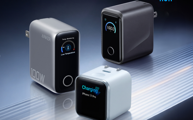 Anker ra mắt loạt sạc màn hình thông minh tại Việt Nam: có bản 160W, hiển thị real-time, tối ưu bằng AI- Ảnh 1.