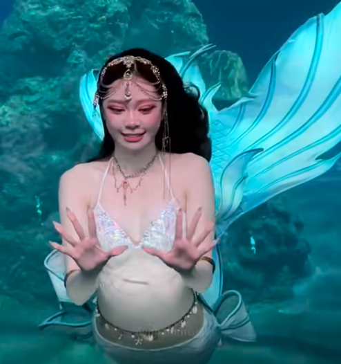 Chỉ 1 giây "lên hình", nàng tiên cá này khiến CDM phải ngây ngất với nhan sắc như bước ra từ truyện cổ tích- Ảnh 4.