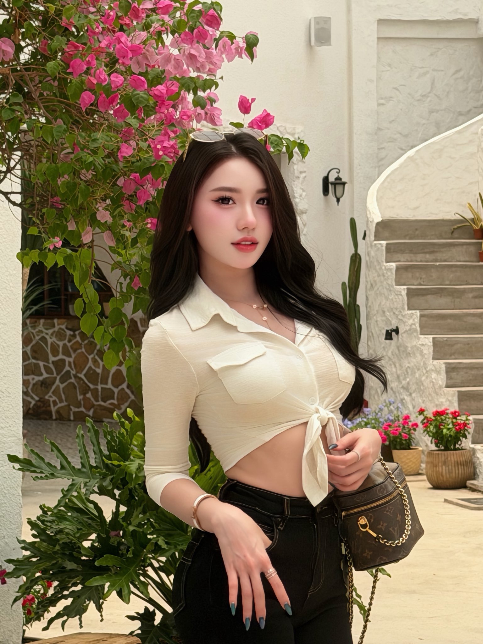 Diện đồ công sở đi cafe, hot girl khiến ai cũng phải gật gù thích thú với vóc dáng cực chuẩn- Ảnh 2.