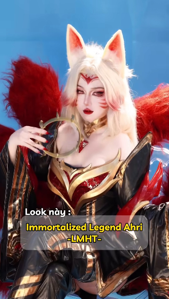 Cận cảnh màn biến hình hoàn hảo thành Ahri Huyền Thoại Trỗi Dậy của nữ coser xinh đẹp- Ảnh 7.