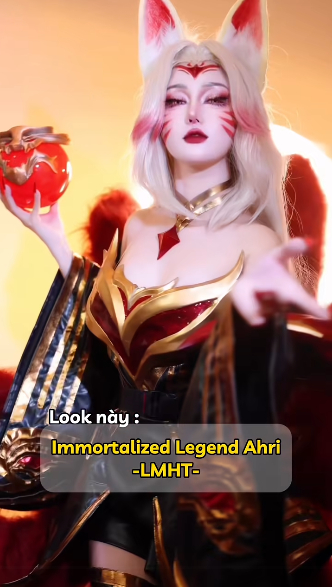 Cận cảnh màn biến hình hoàn hảo thành Ahri Huyền Thoại Trỗi Dậy của nữ coser xinh đẹp- Ảnh 1.