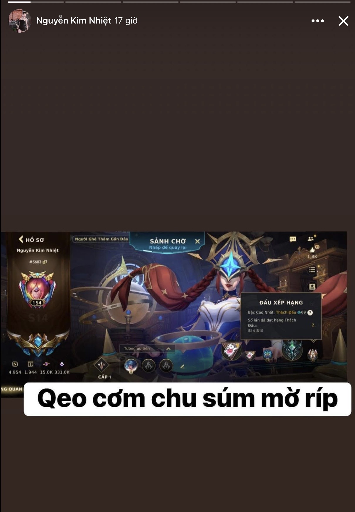 Không chỉ có vẻ ngoài nóng bỏng, nữ gymer hot nhất hiện nay hé lộ là một "chiến thần" game thực thụ!- Ảnh 2.