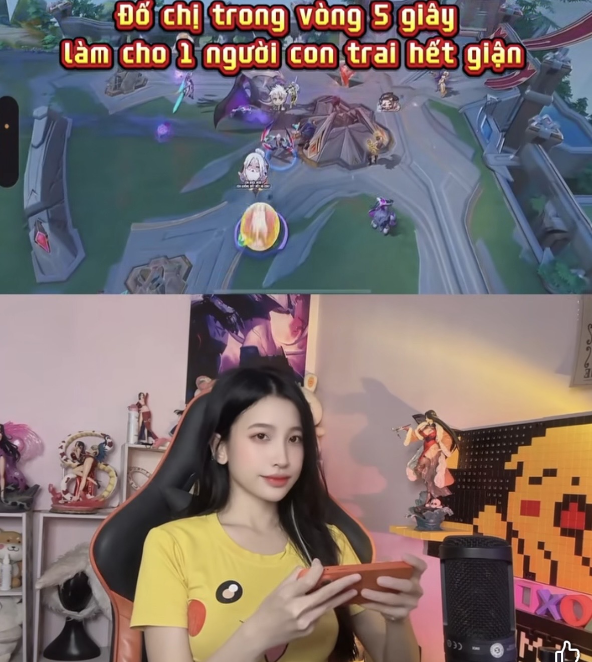 Học lỏm bí kíp của nữ streamer, chỉ cần đúng 3 giây hành động, mọi cơn giận của bạn trai đều biến mất- Ảnh 3.