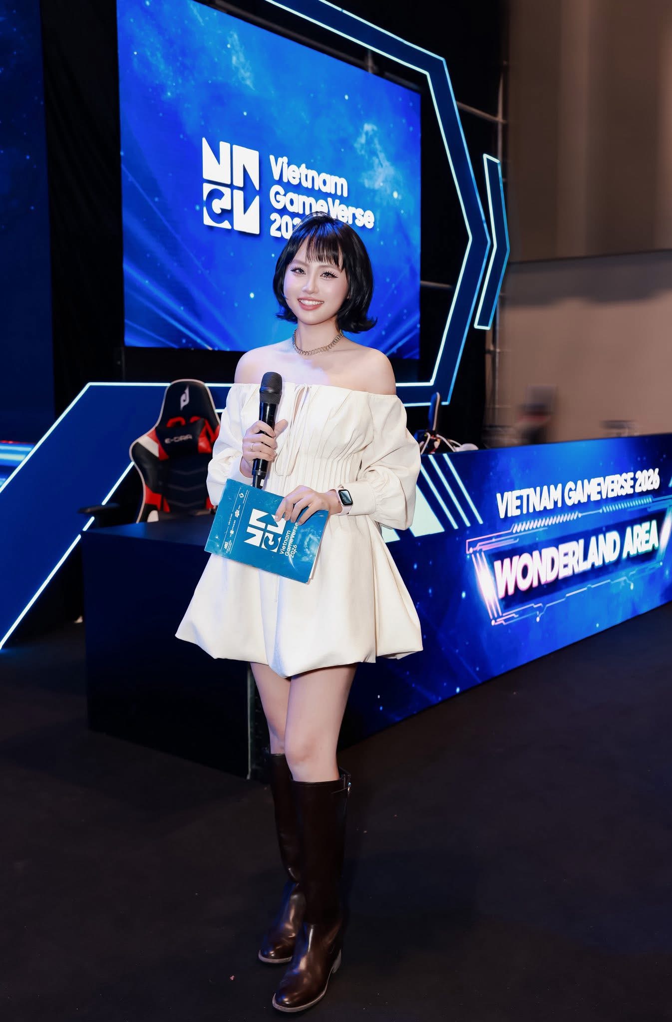 Ngắm dàn MC cực phẩm đổ bộ Vietnam Gameverse 2026: Đẳng cấp visual làm lu mờ cả sân khấu- Ảnh 6.