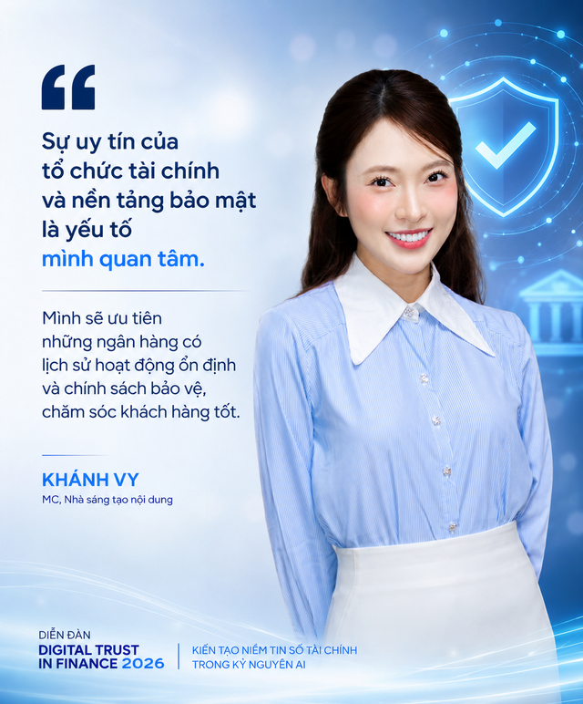 Khánh Vy: “AI có thể giúp quản lý tài chính nhanh hơn, nhưng an toàn vẫn phải là ưu tiên”- Ảnh 3.