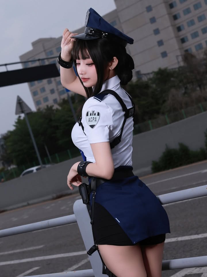 Hóa thân thành nữ cảnh sát, hot coser này khiến anh em game thủ đồng loạt "giơ tay" xin hàng- Ảnh 4.