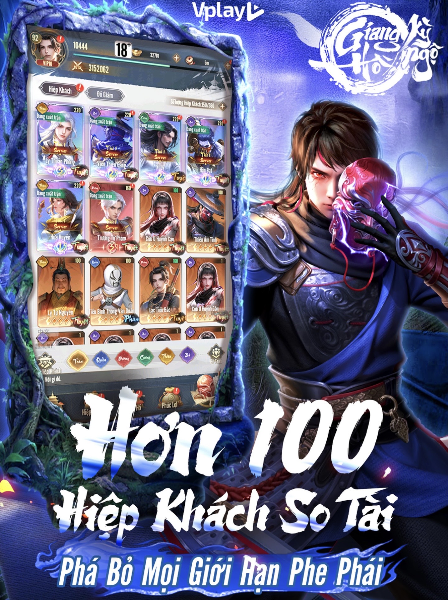 Giang Hồ Kỳ Ngộ - Vplay: Tuyệt tác card battle bất lương nhân chính thức ra mắt- Ảnh 2.