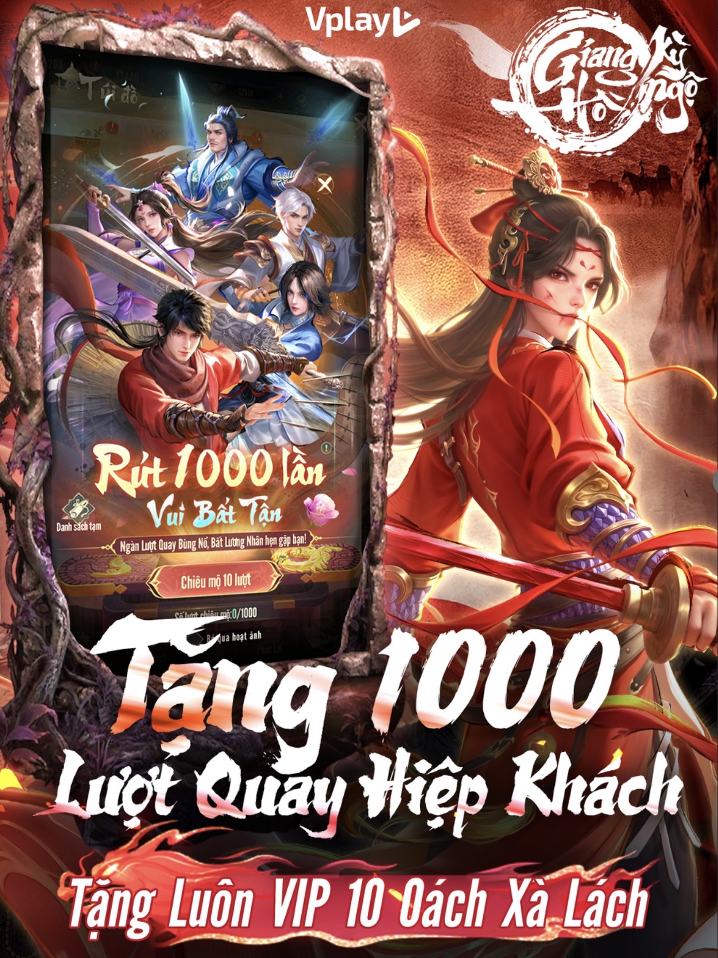 Giang Hồ Kỳ Ngộ - Vplay: Tuyệt tác card battle bất lương nhân chính thức ra mắt- Ảnh 3.