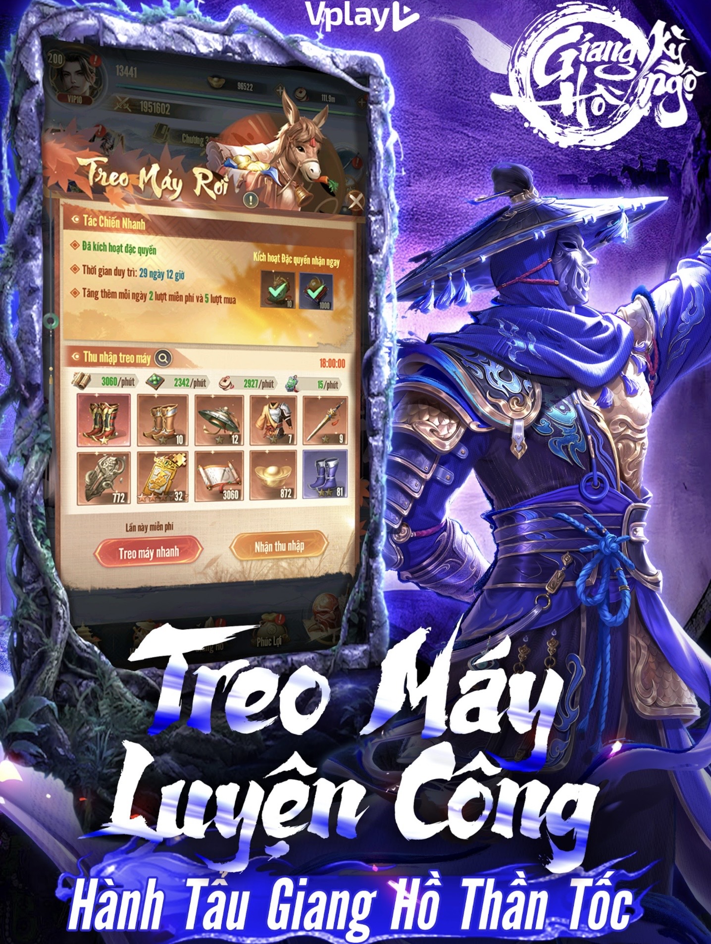 Giang Hồ Kỳ Ngộ - Vplay: Tuyệt tác card battle bất lương nhân chính thức ra mắt- Ảnh 4.