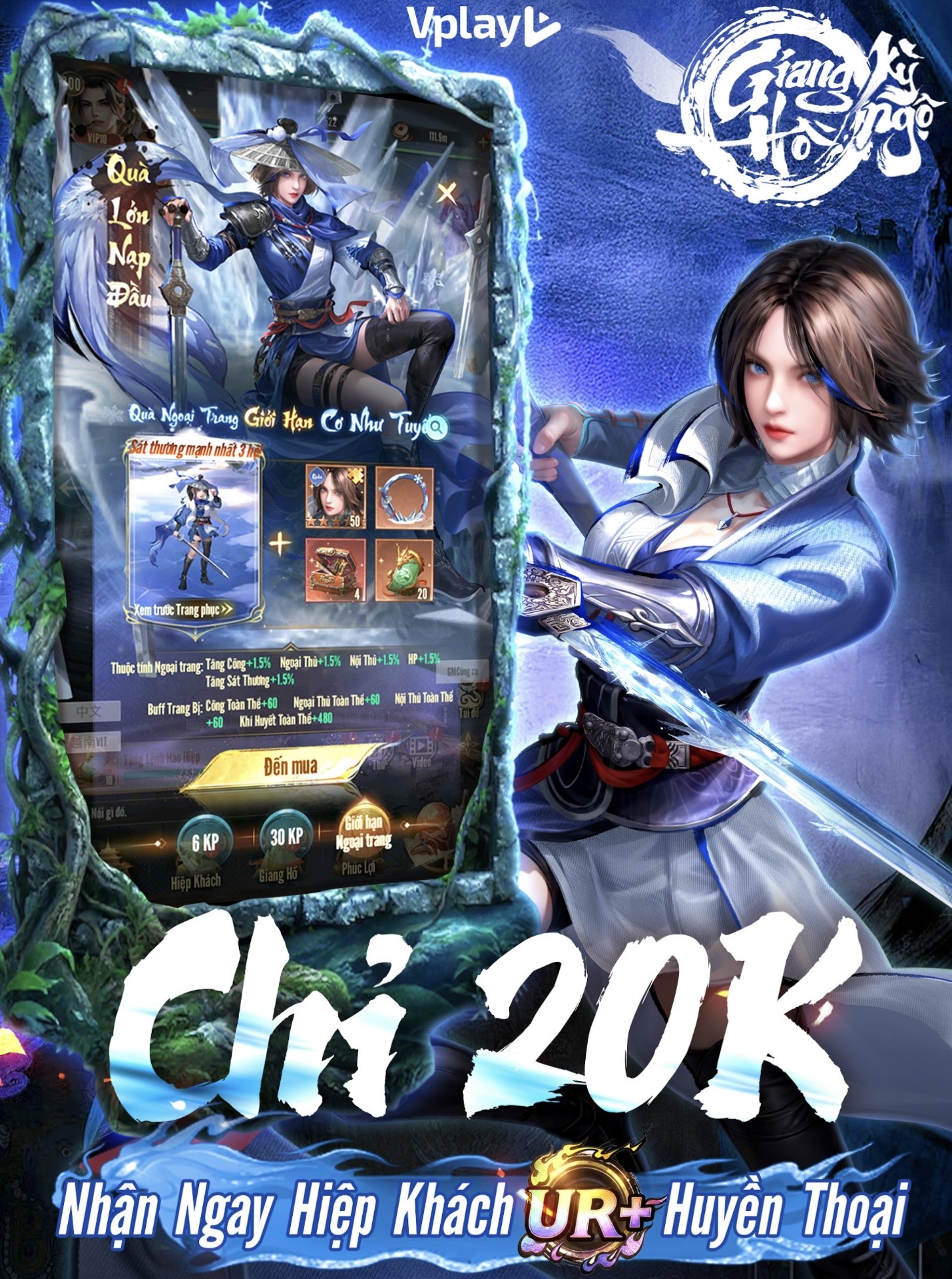 Giang Hồ Kỳ Ngộ - Vplay: Tuyệt tác card battle bất lương nhân chính thức ra mắt- Ảnh 5.