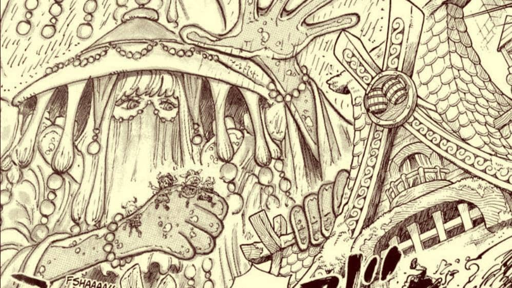 One Piece: Thần Mưa Zaza chính thức lộ diện, sự thật về vị thần khiến Thiên Long Nhân khiếp sợ- Ảnh 2.