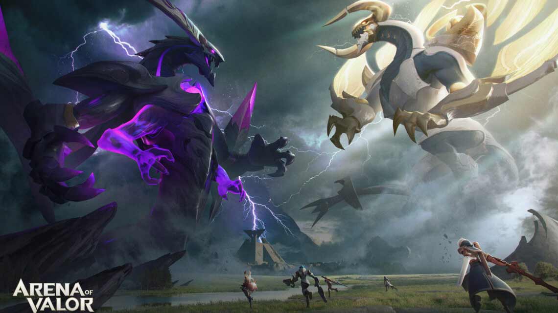 "Tà Thần Caesar " và "Rồng Ánh Sáng" bất ngờ giao lưu "cực căng", khiến anh em game thủ Liên Quân phải đau đầu lựa chọn- Ảnh 1.
