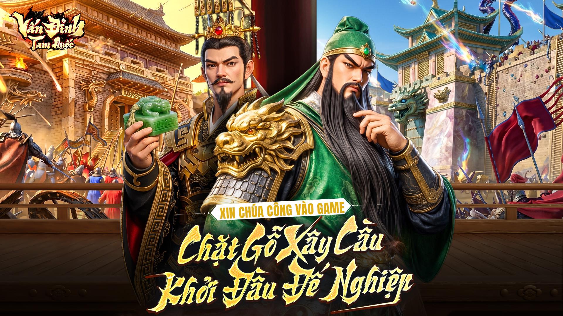 Vấn Đỉnh Tam Quốc ra mắt: Tặng Giftcode vô cùng hấp dẫn- Ảnh 1.