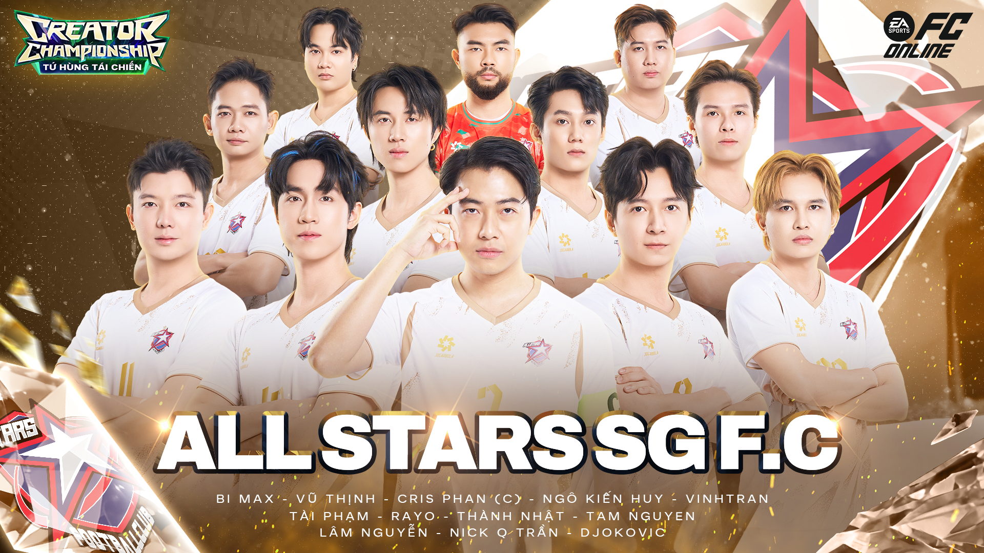 Refund Gaming, SBTC và Ngôi Sao Sân Cỏ nâng cấp lực lượng, sẵn sàng cạnh tranh ngôi vương của All Stars SG F.C tại FC Online Creator Championship - Tứ Hùng Tái Chiến- Ảnh 2.