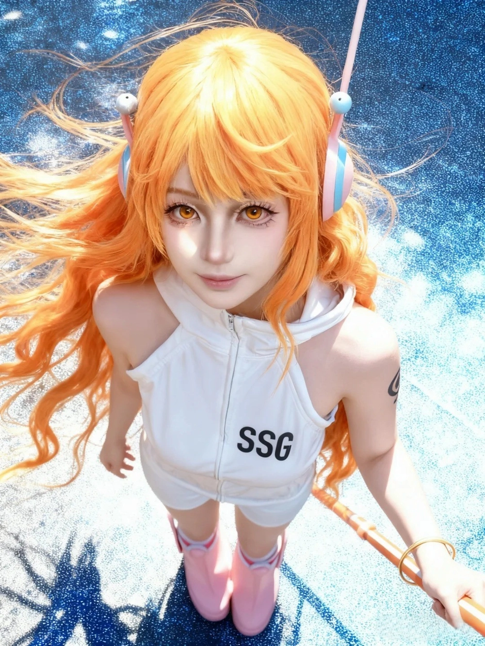 Mê mẩn loạt ảnh cosplay Nami: Khi "nàng thơ" của băng Mũ Rơm bước ra đời thực với số đo cực chuẩn- Ảnh 5. Mê mẩn loạt ảnh cosplay Nami: Khi "nàng thơ" của băng Mũ Rơm bước ra đời thực với số đo cực chuẩn- Ảnh 5.