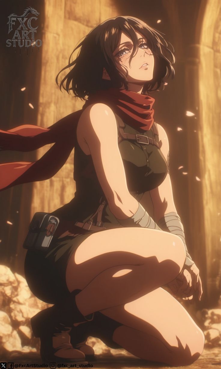 Ngắm trọn bộ ảnh Mikasa Ackerman: Nữ chiến binh quả cảm, cool ngầu bậc nhất Attack On Titan- Ảnh 3.