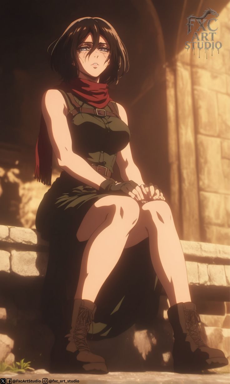 Ngắm trọn bộ ảnh Mikasa Ackerman: Nữ chiến binh quả cảm, cool ngầu bậc nhất Attack On Titan- Ảnh 5.