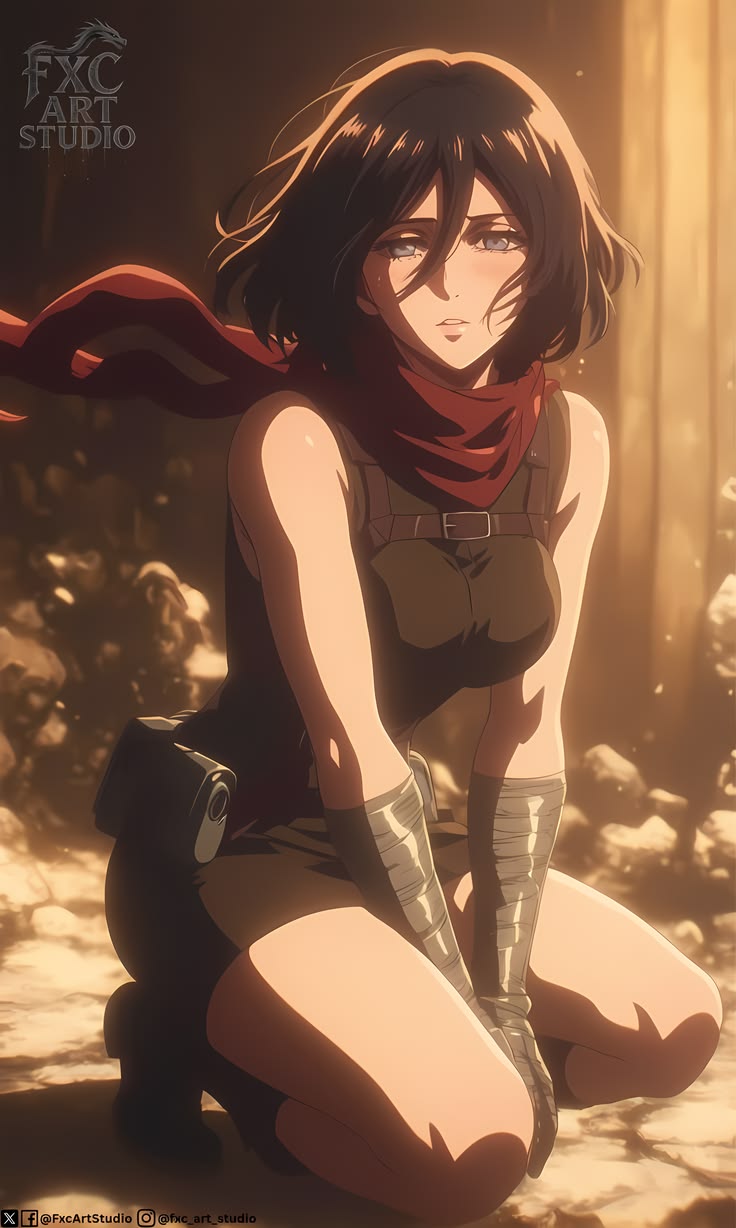 Ngắm trọn bộ ảnh Mikasa Ackerman: Nữ chiến binh quả cảm, cool ngầu bậc nhất Attack On Titan- Ảnh 4.