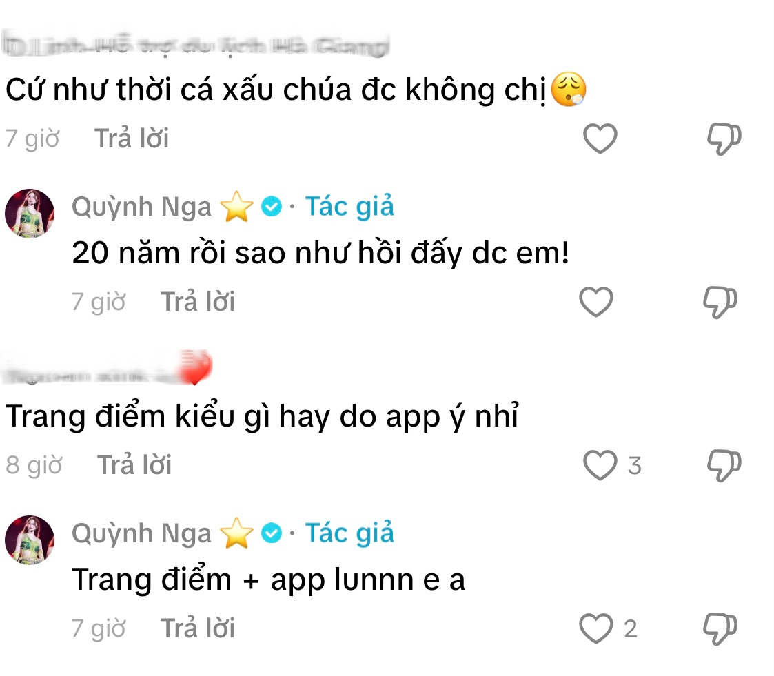 Quỳnh Nga nói thẳng khi bị chê dùng app quá đà, mặt lạ không thể nhận ra- Ảnh 2.