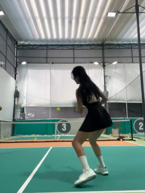 Dạy CĐM cách chơi Pickleball, hot girl gây phẫn nộ vì góc quay quá phản cảm, chẳng khác nào chiêu trò câu view bất chấp- Ảnh 1.