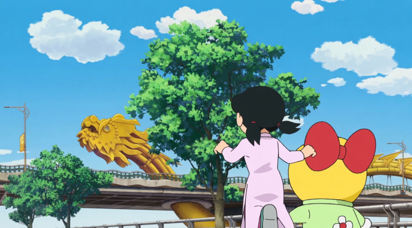 Doraemon tập Việt Nam khiến fan sĩ cực độ: Shizuka mặc áo dài quá xinh, loạt địa danh nổi tiếng xuất hiện- Ảnh 5. Doraemon tập Việt Nam khiến fan sĩ cực độ: Shizuka mặc áo dài quá xinh, loạt địa danh nổi tiếng xuất hiện- Ảnh 5.