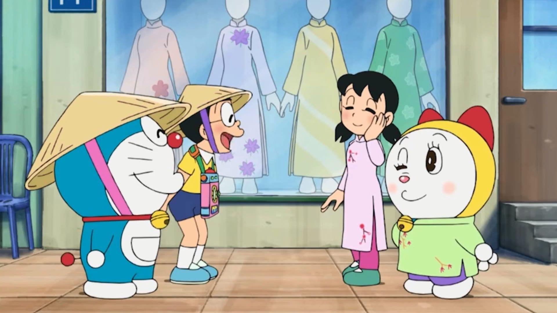 Doraemon tập Việt Nam khiến fan sĩ cực độ: Shizuka mặc áo dài quá xinh, loạt địa danh nổi tiếng xuất hiện- Ảnh 8. Doraemon tập Việt Nam khiến fan sĩ cực độ: Shizuka mặc áo dài quá xinh, loạt địa danh nổi tiếng xuất hiện- Ảnh 8.