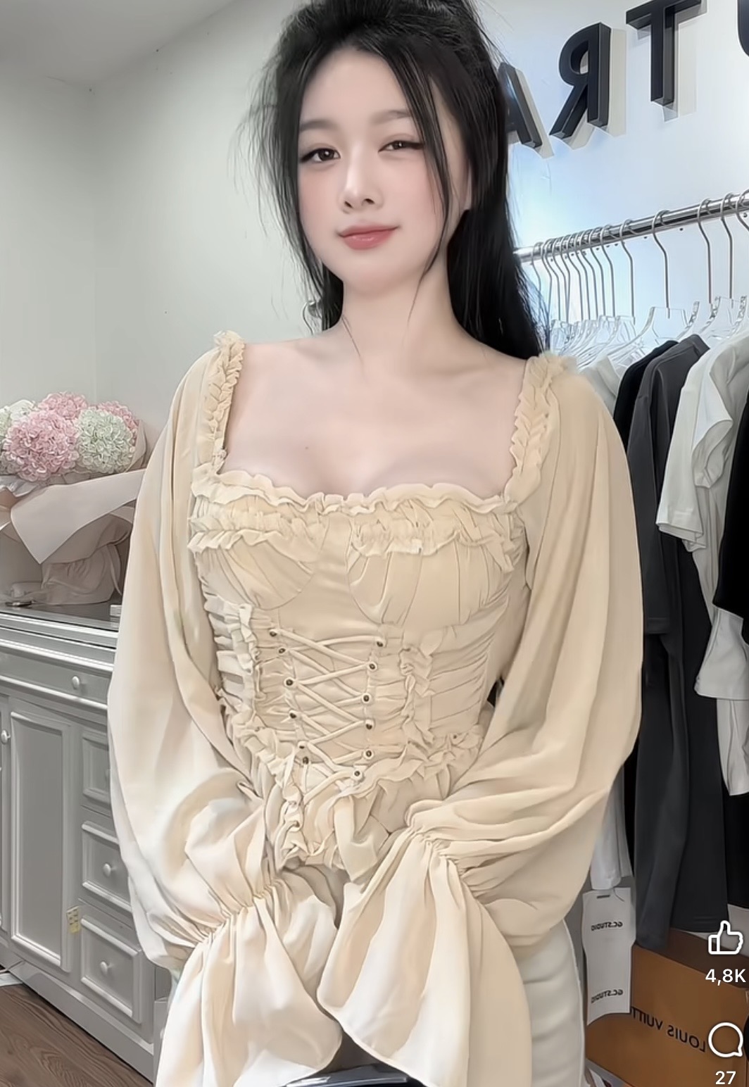 Cận cảnh nhan sắc "đốn tim" của cô chủ shop đồ online đang khiến hội anh em rần rần xin info- Ảnh 2.