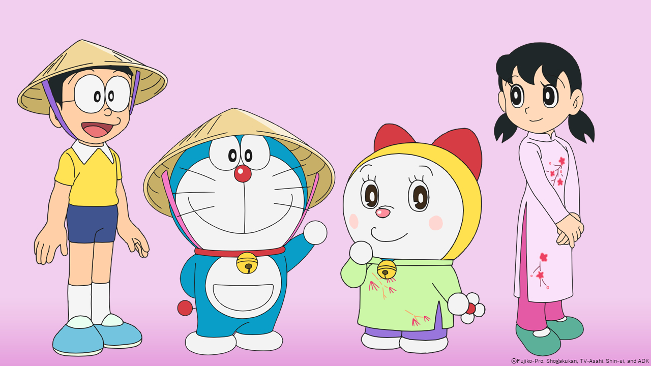 Doraemon tập Việt Nam khiến fan sĩ cực độ: Shizuka mặc áo dài quá xinh, loạt địa danh nổi tiếng xuất hiện- Ảnh 1. Doraemon tập Việt Nam khiến fan sĩ cực độ: Shizuka mặc áo dài quá xinh, loạt địa danh nổi tiếng xuất hiện- Ảnh 1.