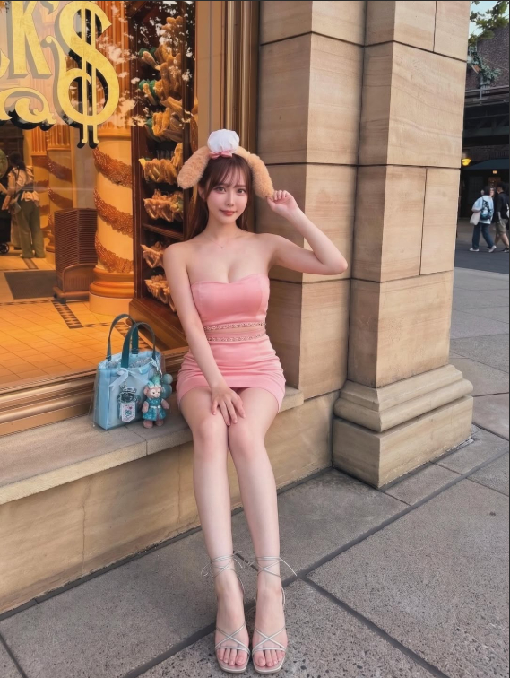 Ăn mặc hở quá đà rồi tạo dáng chụp ảnh tại Disneyland, hot girl xinh đẹp nhận vô số gạch đá- Ảnh 6.