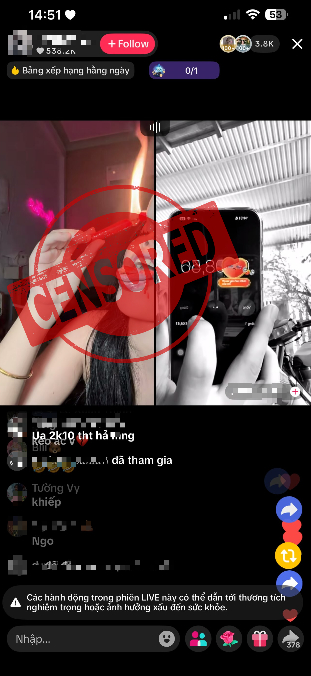 Vấn nạn "PK" trên TikTok: Khi giới trẻ ngày càng nổi loạn, bất chấp những thử thách nguy hiểm để "kiếm lời"- Ảnh 5.