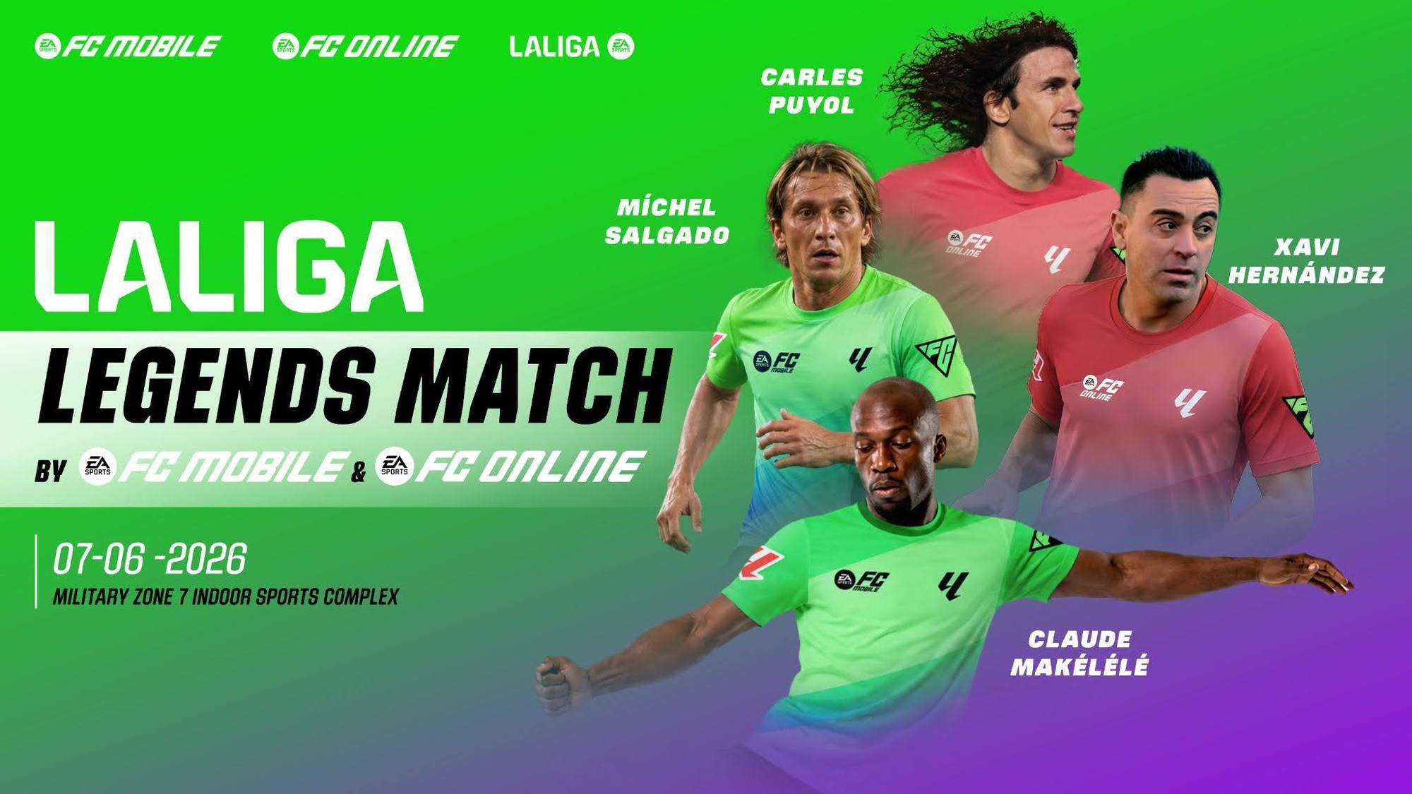 FC Mobile và FC Online đồng loạt khuấy động mùa hè bóng đá tại Việt Nam với "La Liga Legends Match 2026"- Ảnh 1. FC Mobile và FC Online đồng loạt khuấy động mùa hè bóng đá tại Việt Nam với "La Liga Legends Match 2026"- Ảnh 1.