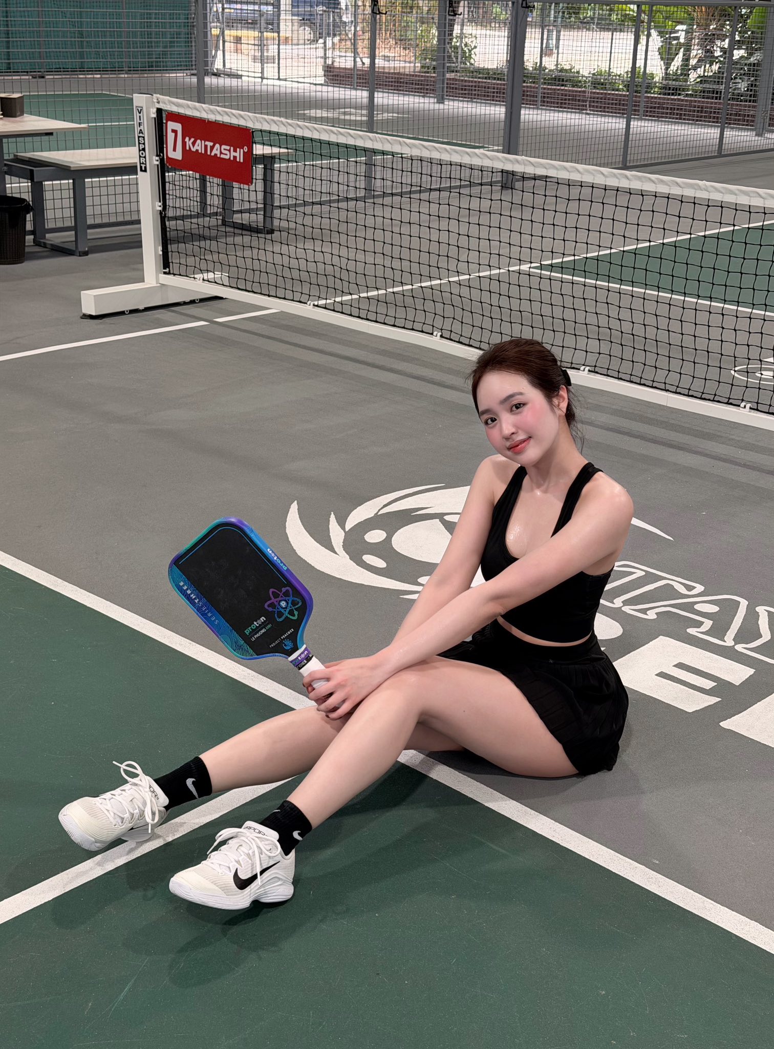 "Lên đồ" đi chơi Pickleball, hot girl Lê Phương Anh khiến dân tình "lác mắt"- Ảnh 5.