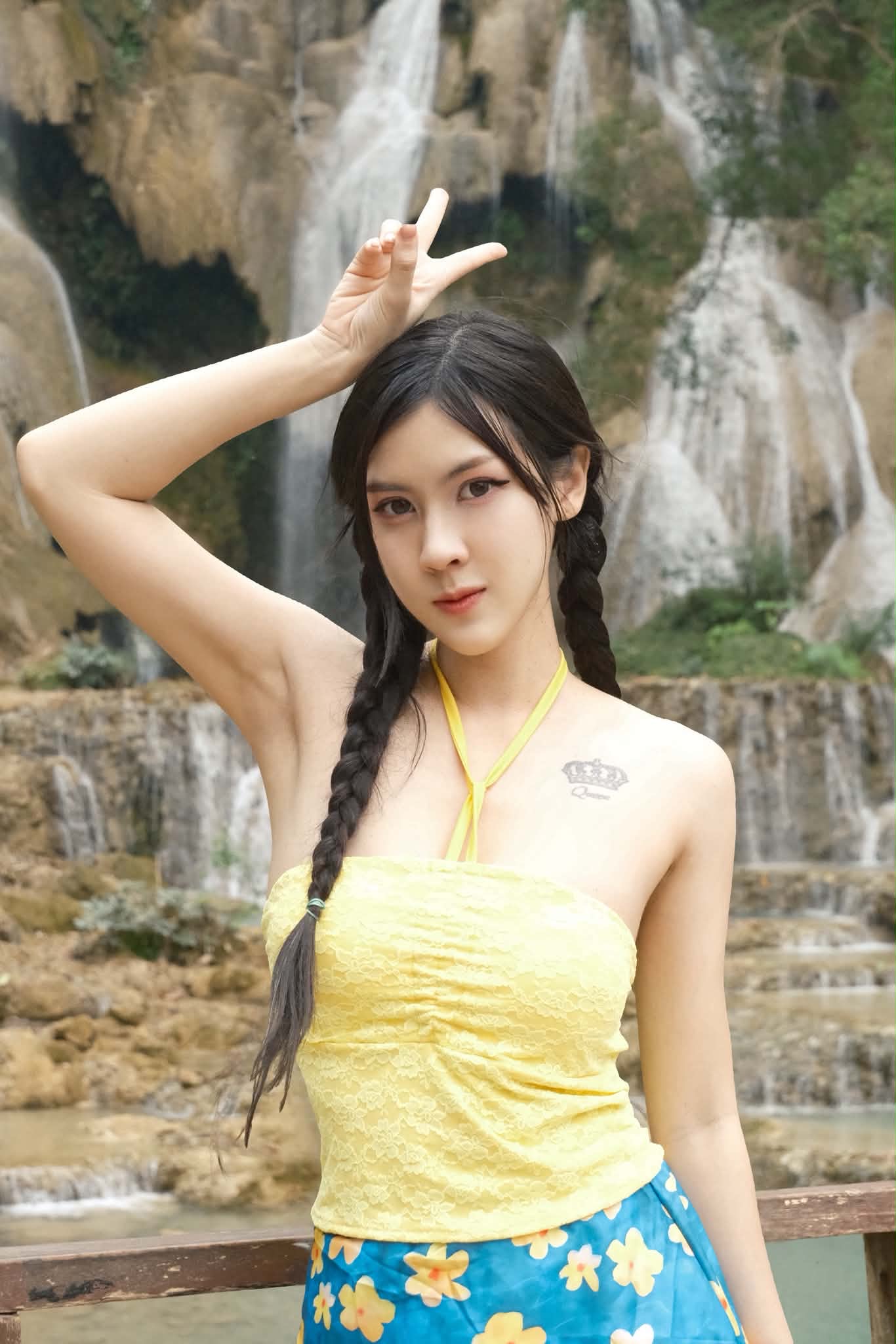 Tập nói tiếng Việt cực dễ thương, hot girl Thái Lan khiến người xem "đổ đứ đừ"- Ảnh 1.
