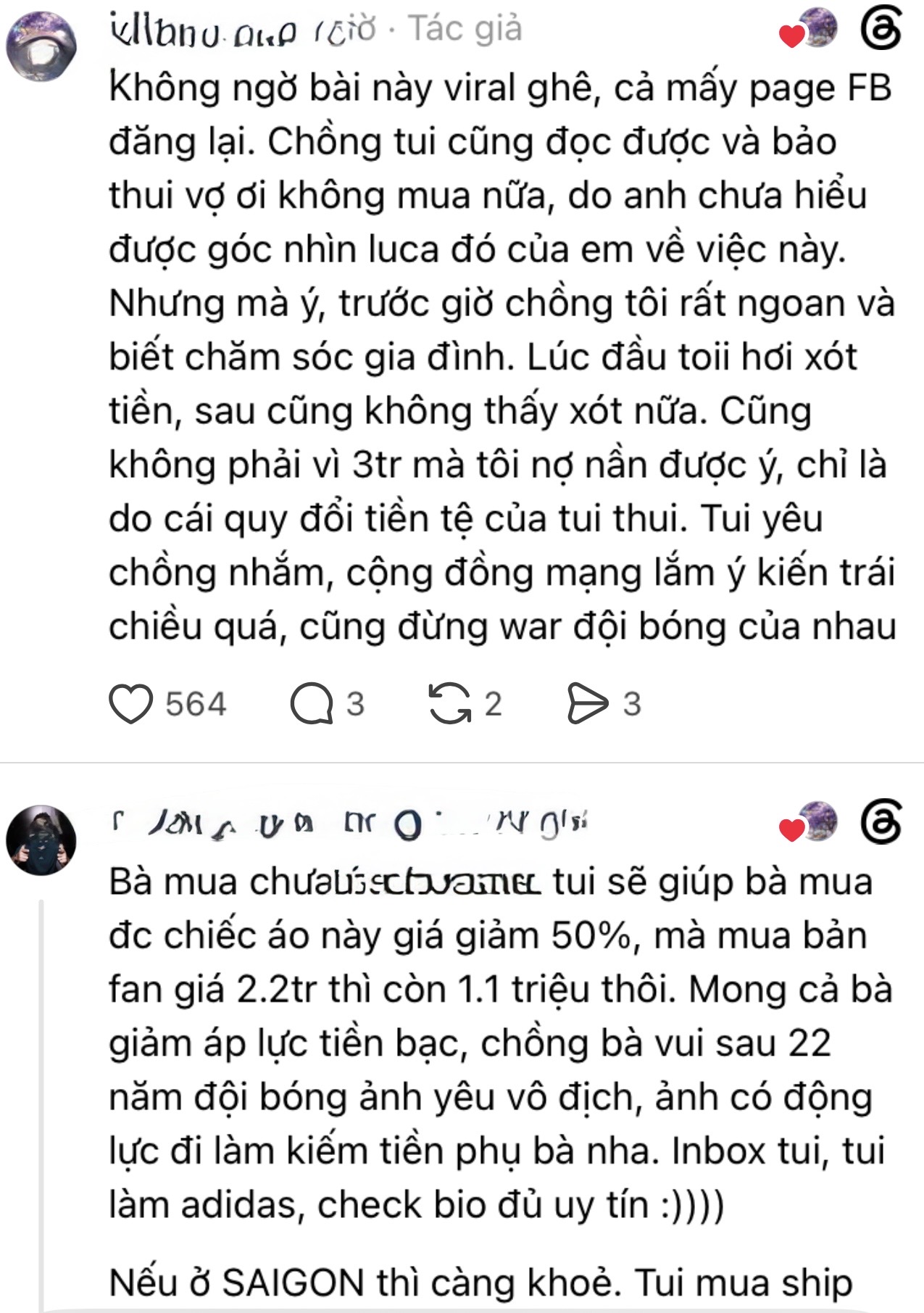 Chồng thất nghiệp vẫn "bạo tay" đòi mua áo Arsenal 3 triệu, vợ lên mạng than thở liền nhận cái kết bất ngờ- Ảnh 4.