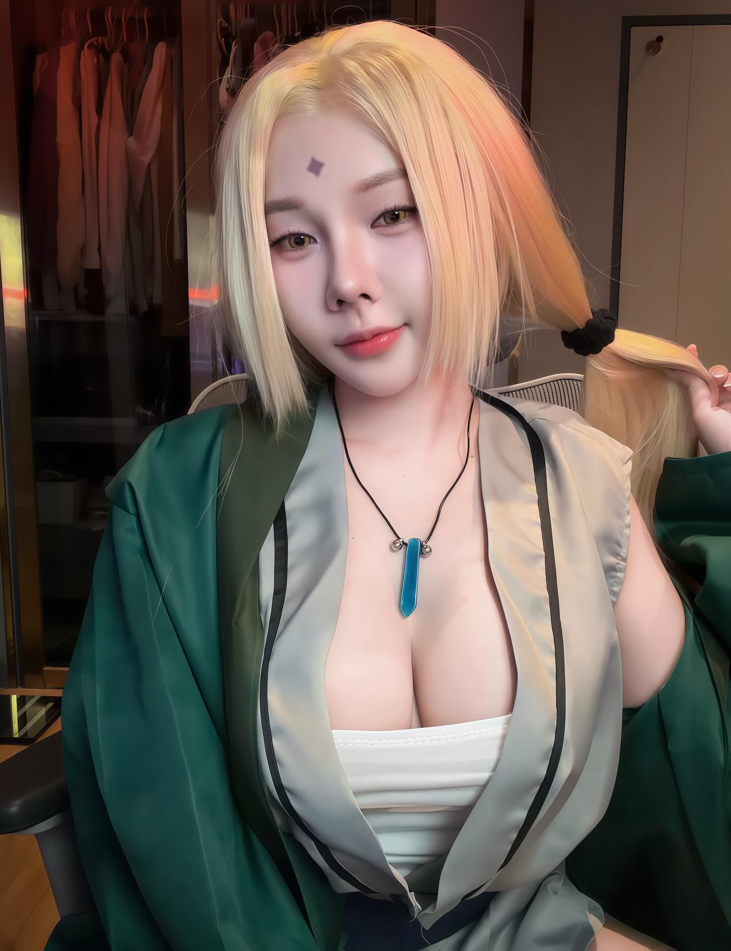 Cosplay Tsunade chuẩn "100%", hot girl này đang làm anh em game thủ phải "náo loạn"- Ảnh 4.