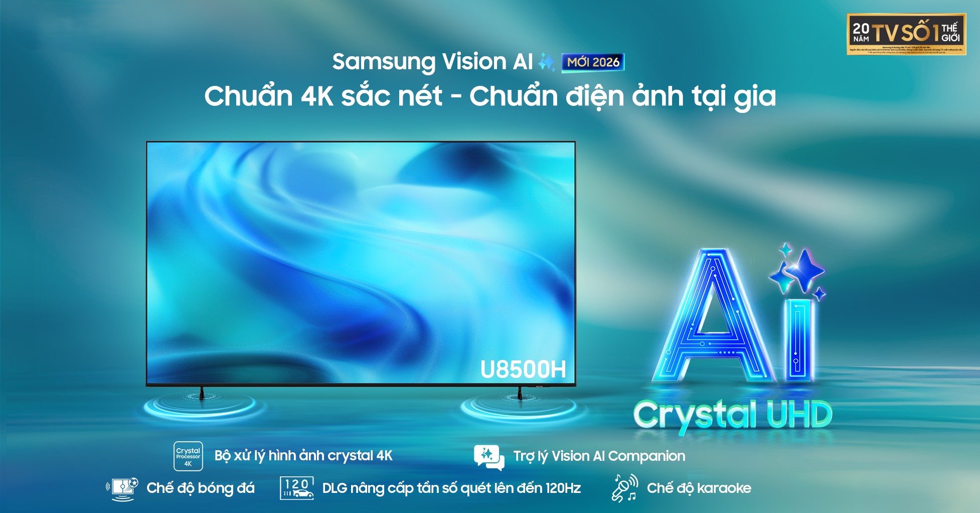 Samsung ra mắt loạt AI TV 2026 mở bán độc quyền trên nền tảng trực tuyến, đi kèm nhiều ưu đãi hấp dẫn- Ảnh 5.