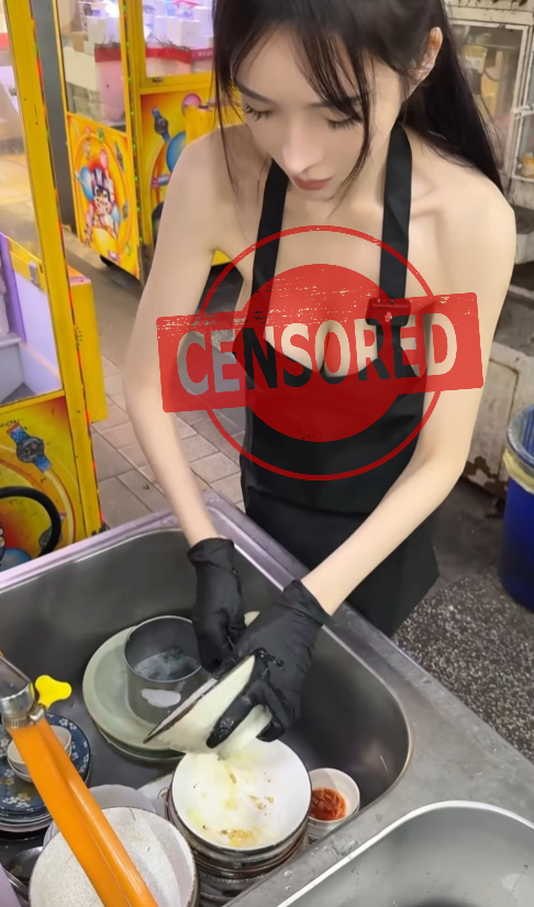 Ăn mặc phản cảm đứng bán "lẩu bò", chiêu trò marketing của hot girl xinh đẹp khiến CĐM không khỏi ngán ngẩm- Ảnh 3.
