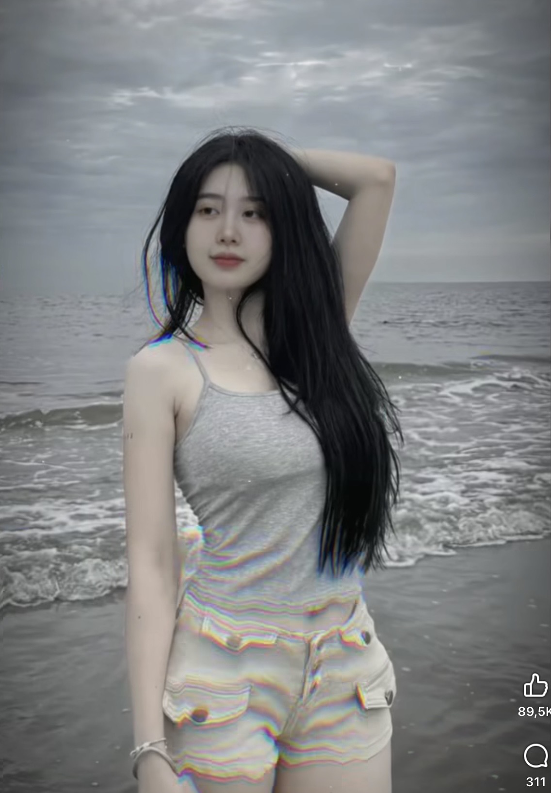 Khoe eo thon đốn tim, gái xinh có màn tương tác fan nam khiến người xem vừa yêu vừa buồn cười- Ảnh 7.