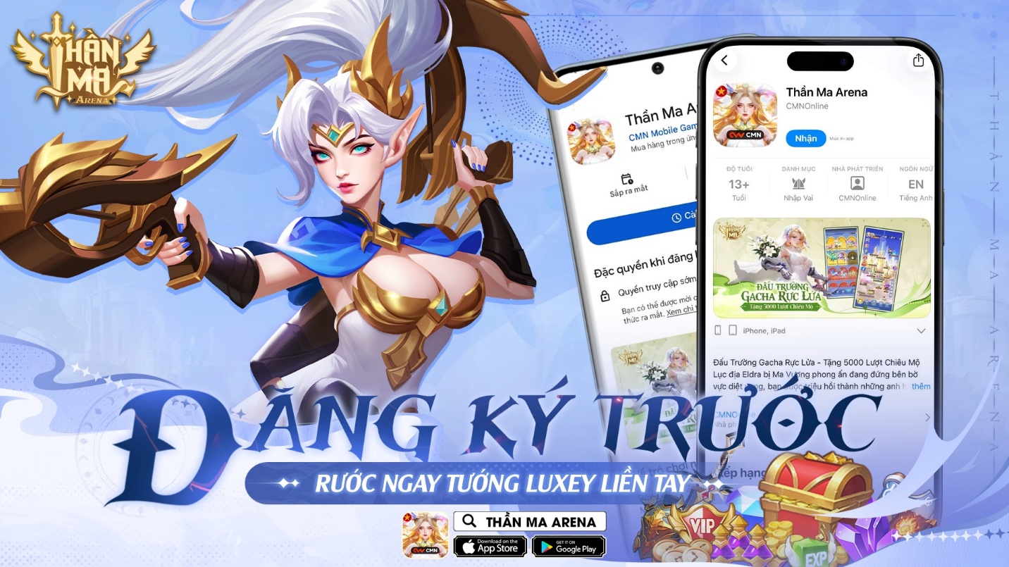 Thần Ma Arena mở đăng ký trước chơi lớn tặng tướng Luxey cực mạnh chào đón ra mắt ngày 13/5- Ảnh 4.