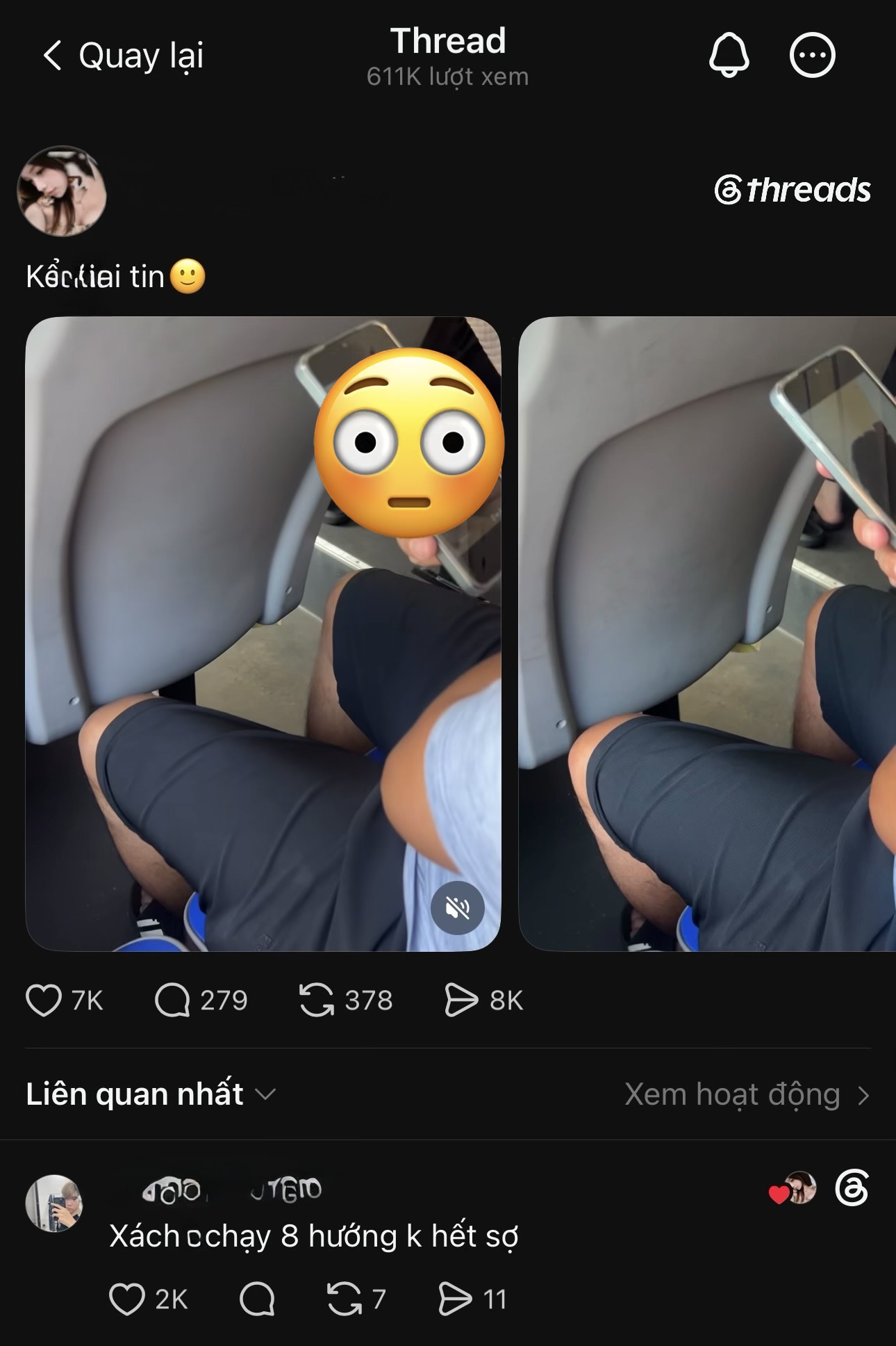 Choáng! Đi phương tiện công cộng, người đàn ông lớn tuổi thản nhiên mở clip "nóng" khiến cô gái bên cạnh sợ hãi- Ảnh 1. Choáng! Đi phương tiện công cộng, người đàn ông lớn tuổi thản nhiên mở clip "nóng" khiến cô gái bên cạnh sợ hãi- Ảnh 1.