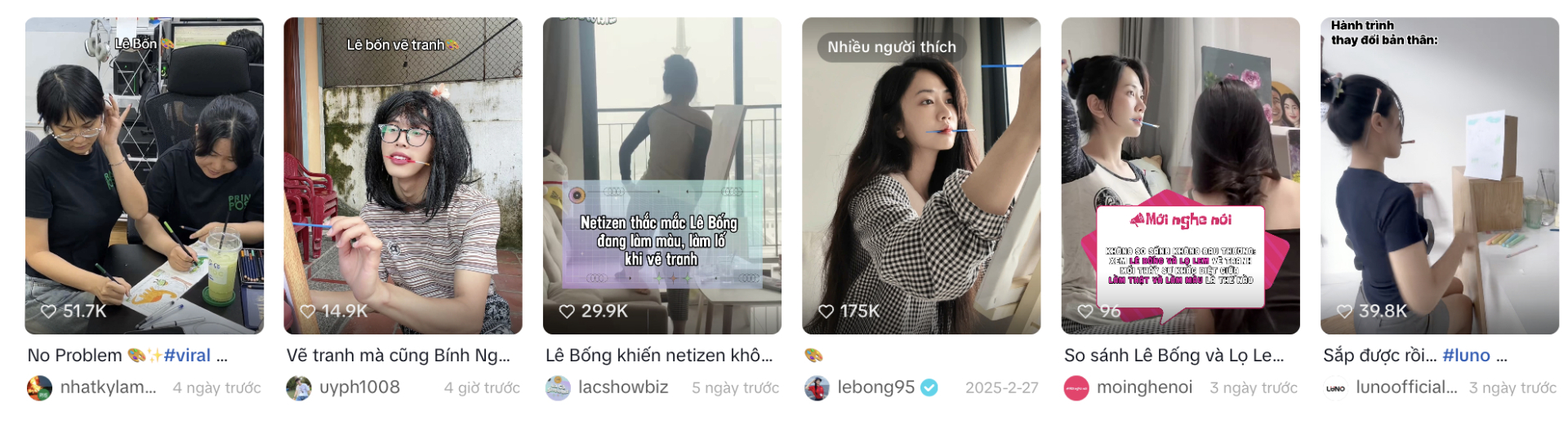Cả TikTok hóa Lê Bống: Miệng ngậm cọ, tay tô màu, mắt nhìn xa xăm- Ảnh 5.