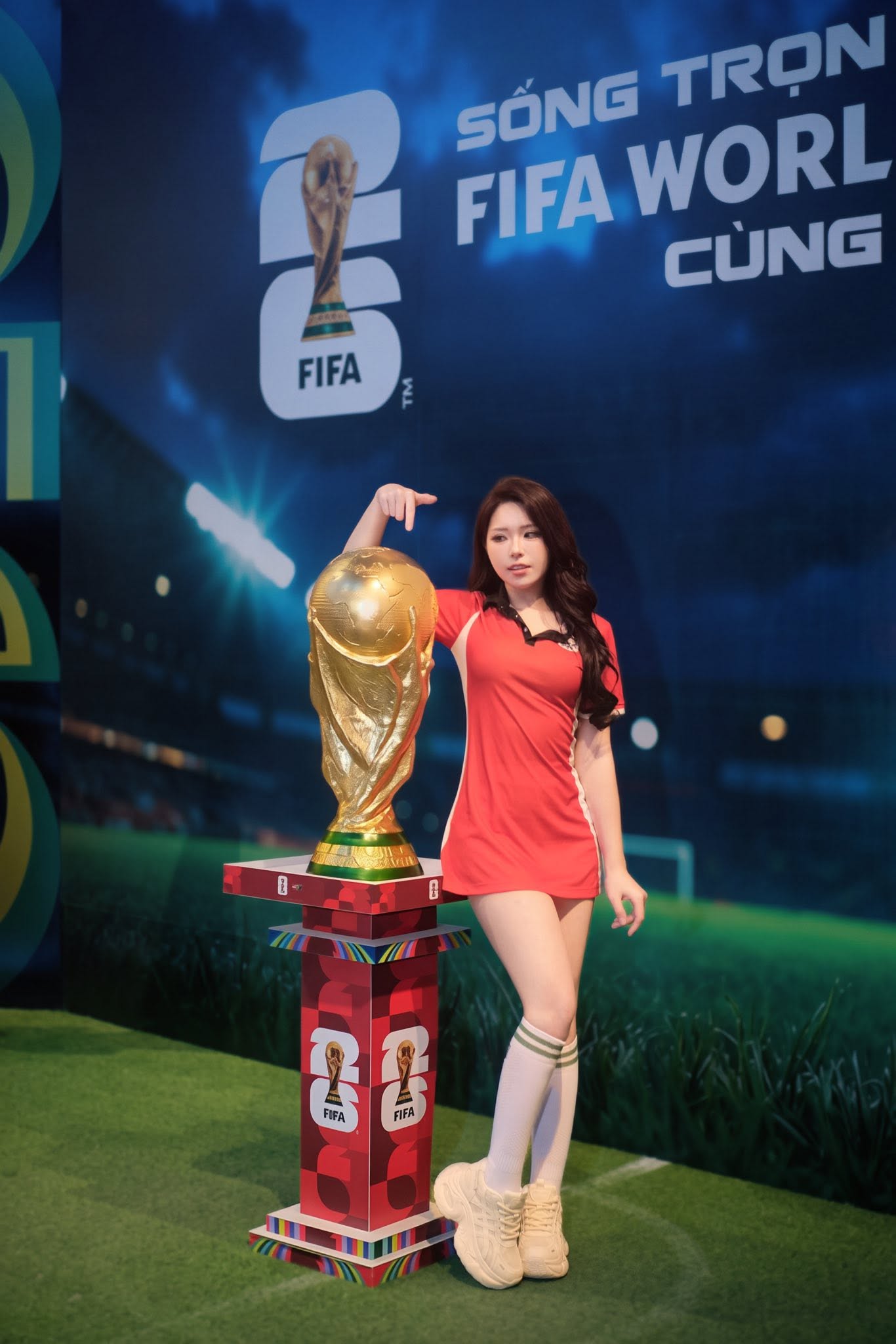 Ngắm nhan sắc ấn tượng của hot girl "Nóng cùng FIFA World Cup 2026", fan Panama đồng loạt điểm danh- Ảnh 2.