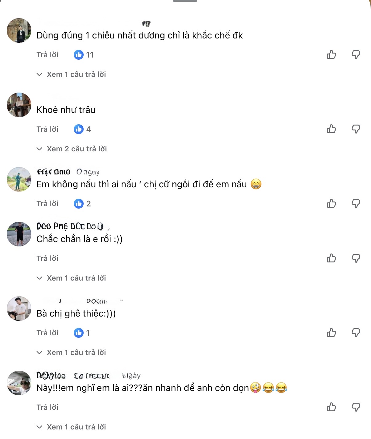 Đô vật Anh Thơ trổ tài "tung cước" và câu hỏi khiến cánh mày râu tranh nhau vào bếp- Ảnh 6.