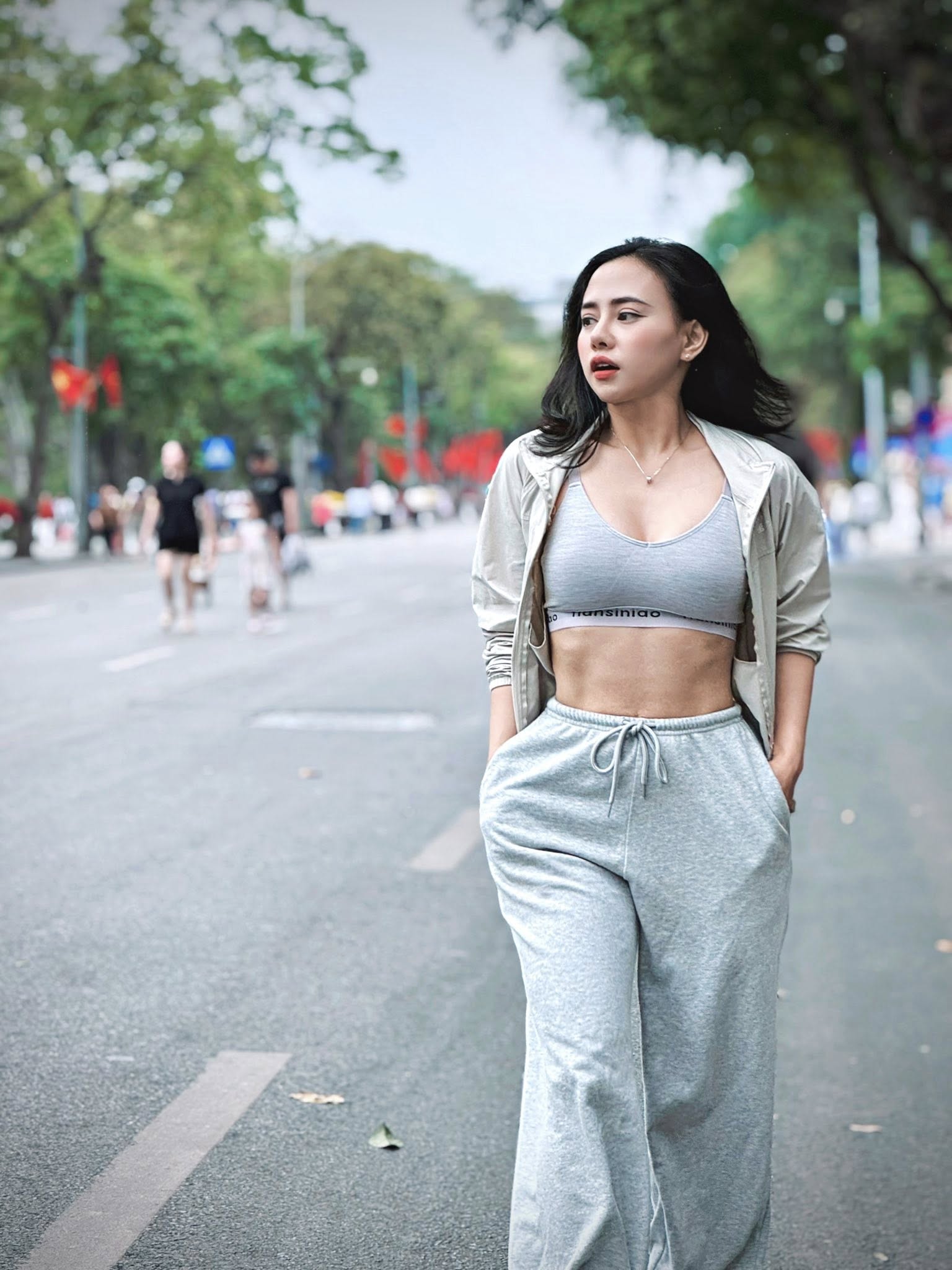 Vóc dáng ấn tượng khi chạy bộ của hot gymer, truyền động lực to lớn cho CĐM về lối sống tích cực- Ảnh 2.